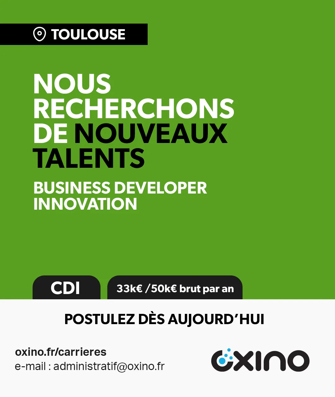 CDI - Business Developer Innovation Toulouse