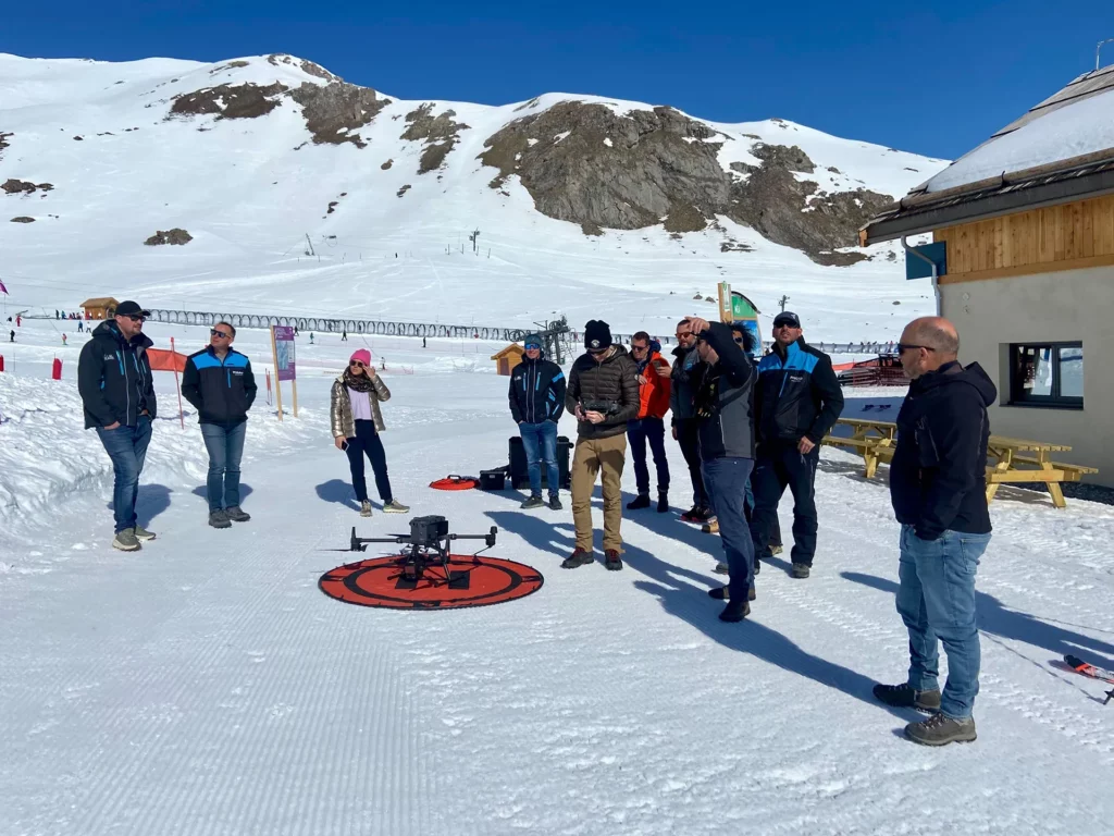 Drone LiDAR ELDA TECHNOLOGY Serre Chevalier Domaine Skiable